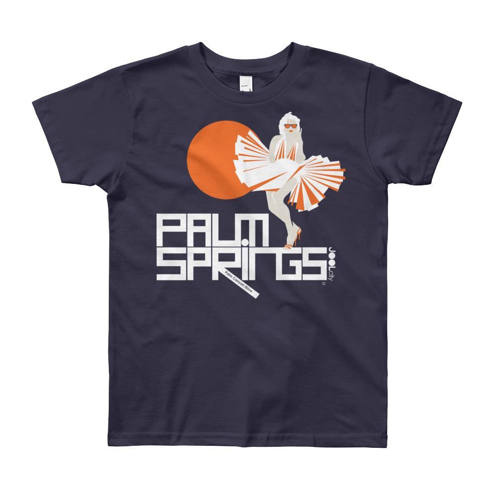 Palm Springs My Girl Short Sleeve Youth T-shirt T-Shirt Navy / 12yrs designed by JOOLcity