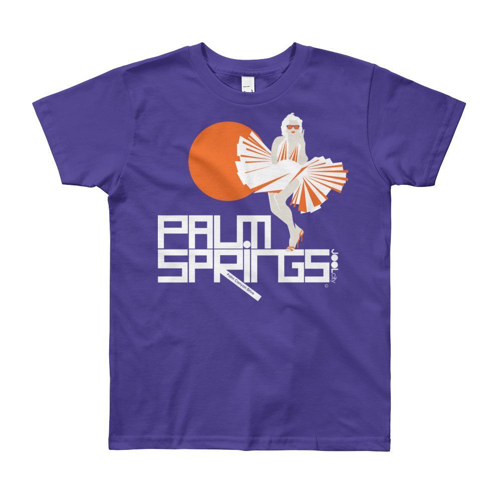 Palm Springs My Girl Short Sleeve Youth T-shirt T-Shirt Purple / 12yrs designed by JOOLcity
