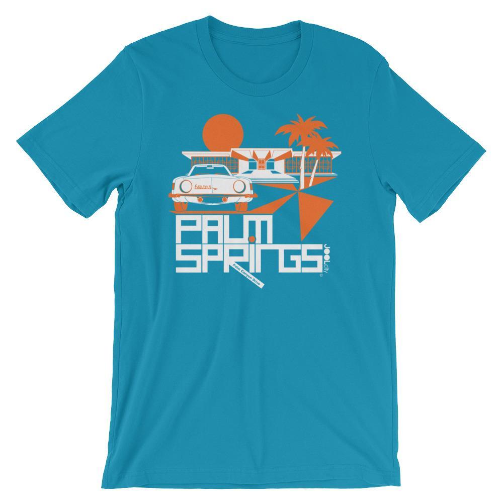 Palm Springs Swank City Short-Sleeve Unisex T-Shirt T-Shirt Aqua / 2XL designed by JOOLcity