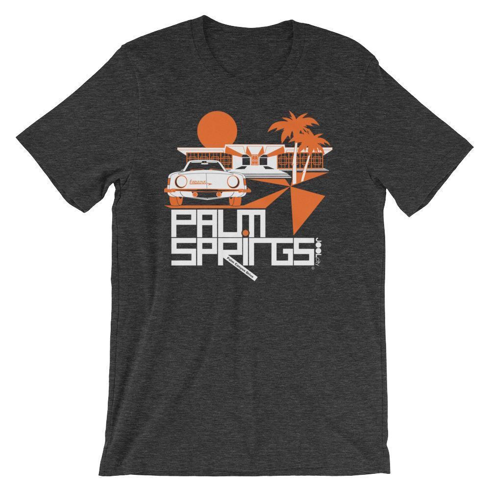 Palm Springs Swank City Short-Sleeve Unisex T-Shirt T-Shirt Dark Grey Heather / 2XL designed by JOOLcity