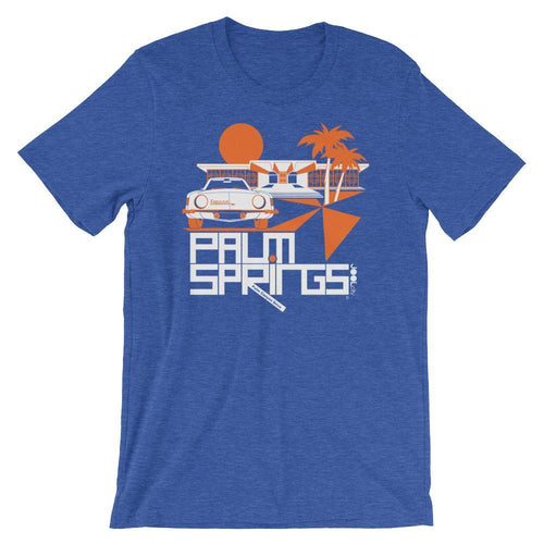 Palm Springs Swank City Short-Sleeve Unisex T-Shirt T-Shirt Heather True Royal / 2XL designed by JOOLcity