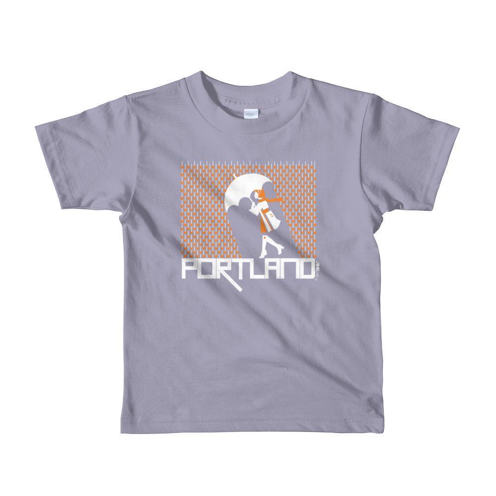 Portland Raining Hearts Toddler Short-Sleeve T-Shirt T-Shirt Slate / 6yrs designed by JOOLcity