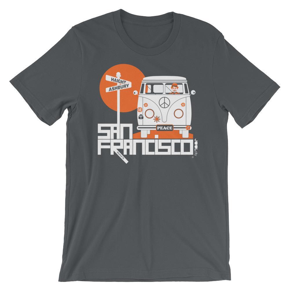 San Francisco Ashbury Love Short-Sleeve Men's T-Shirt T-Shirt Asphalt / 2XL designed by JOOLcity