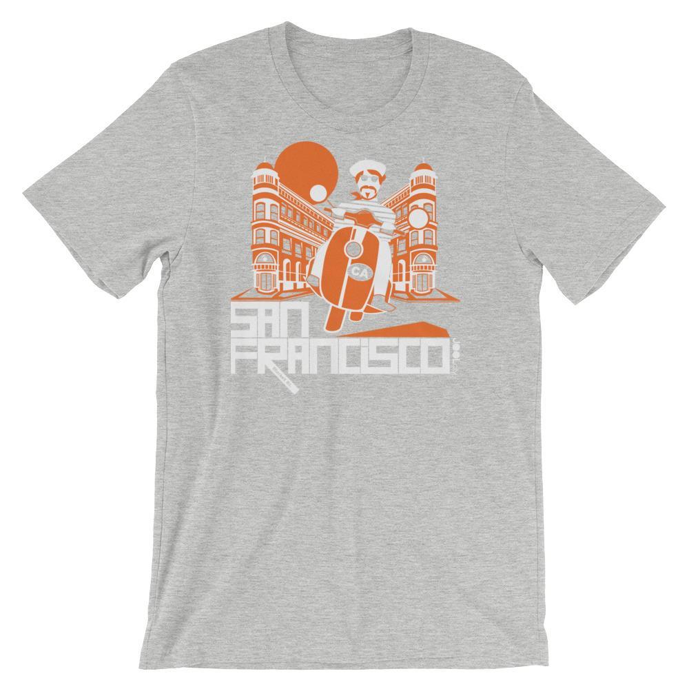 San Francisco Buddy Beatnik Short-Sleeve Men's T-Shirt T-Shirt Athletic Heather / 2XL designed by JOOLcity