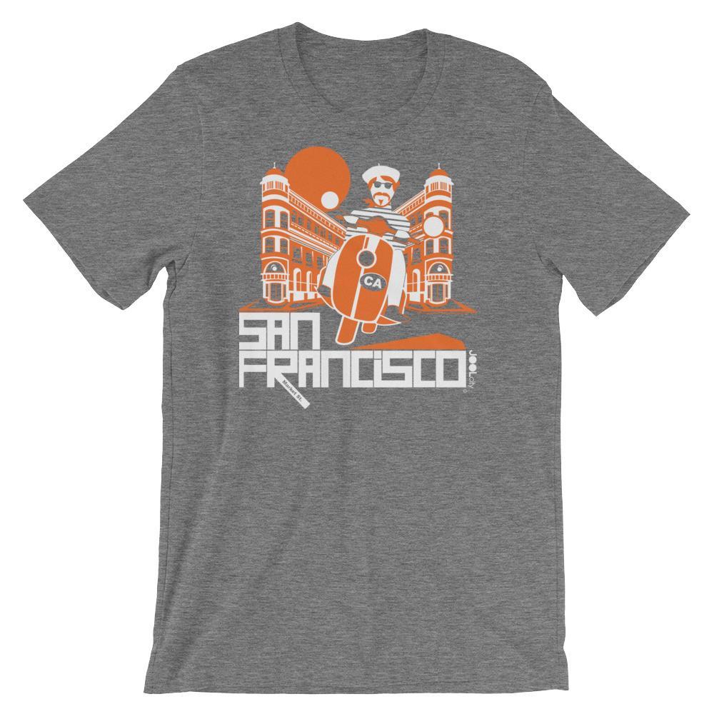 San Francisco Buddy Beatnik Short-Sleeve Men's T-Shirt T-Shirt Deep Heather / 2XL designed by JOOLcity