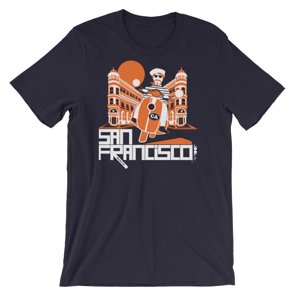 San Francisco Buddy Beatnik Short-Sleeve Men's T-Shirt T-Shirt Navy / 2XL designed by JOOLcity