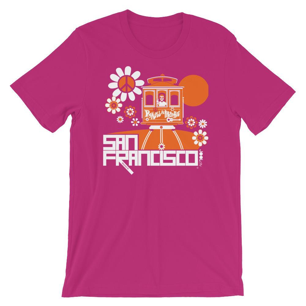 San Francisco Cable Car Groove Short-Sleeve Men's T-Shirt  Berry / 2XL designed by JOOLcity