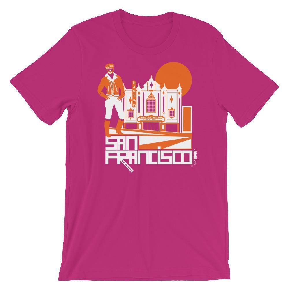 San Francisco Castro Daddy Short-Sleeve Men's T-Shirt T-Shirt Berry / 2XL designed by JOOLcity
