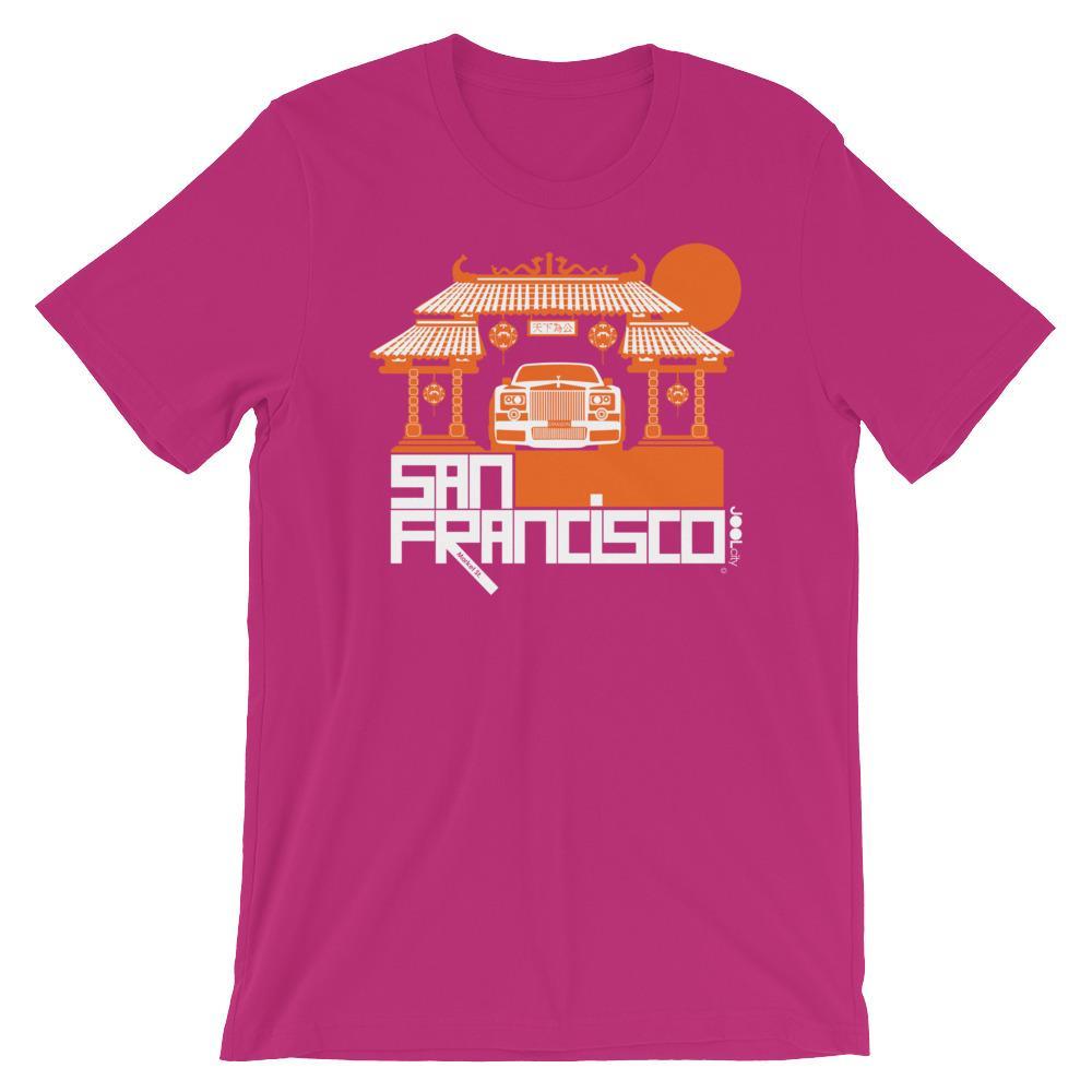 San Francisco Dragon Gate Short-Sleeve Men's T-Shirt T-Shirt Berry / 2XL designed by JOOLcity