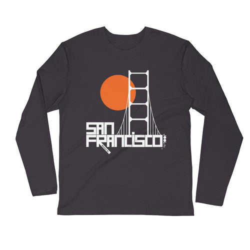 San Francisco Golden Gate Long Sleeve Men's T-Shirt T-Shirt 2XL designed by JOOLcity