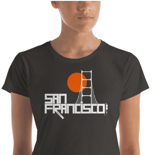 San Francisco  Golden Gate  Women's  Short Sleeve T-Shirt T-Shirt  designed by JOOLcity