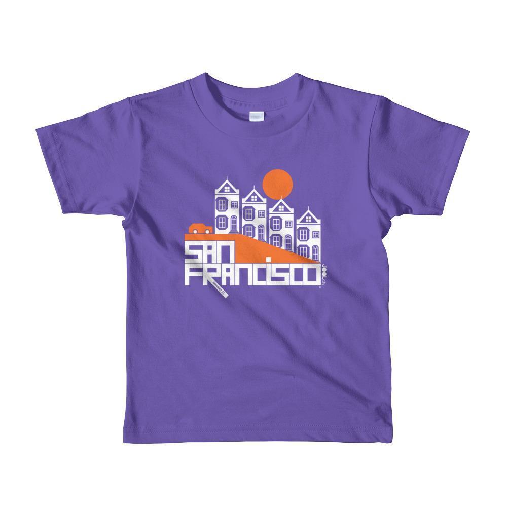San Francisco Painted Ladies Toddler Short-Sleeve T-Shirt T-Shirt Purple / 6yrs designed by JOOLcity