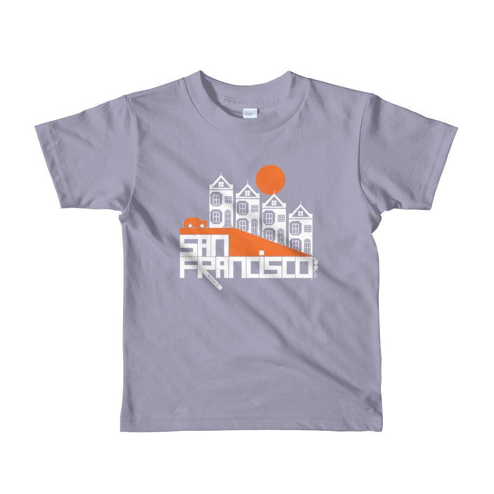 San Francisco Painted Ladies Toddler Short-Sleeve T-Shirt T-Shirt Slate / 6yrs designed by JOOLcity