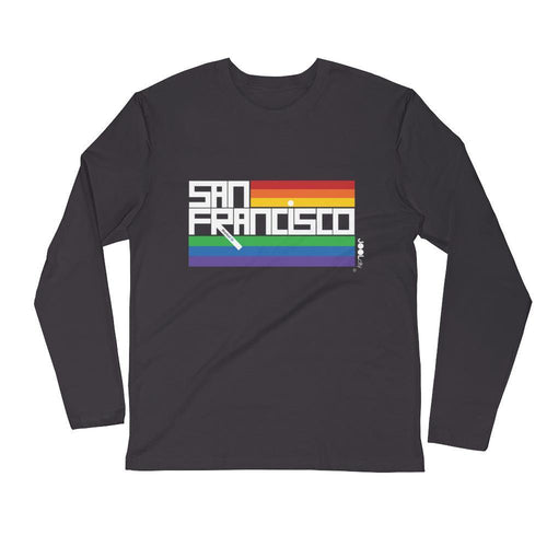 San Francisco PRIDE Long Sleeve Men's T-Shirt T-Shirt 2XL designed by JOOLcity