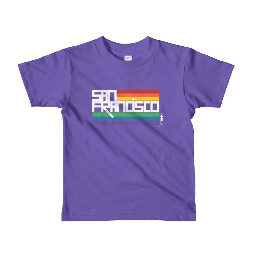 San Francisco PRIDE Toddler Short-Sleeve T-Shirt T-Shirt Purple / 6yrs designed by JOOLcity