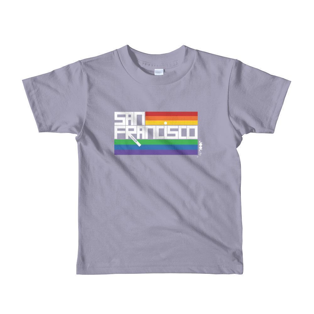 San Francisco PRIDE Toddler Short-Sleeve T-Shirt T-Shirt Slate / 6yrs designed by JOOLcity