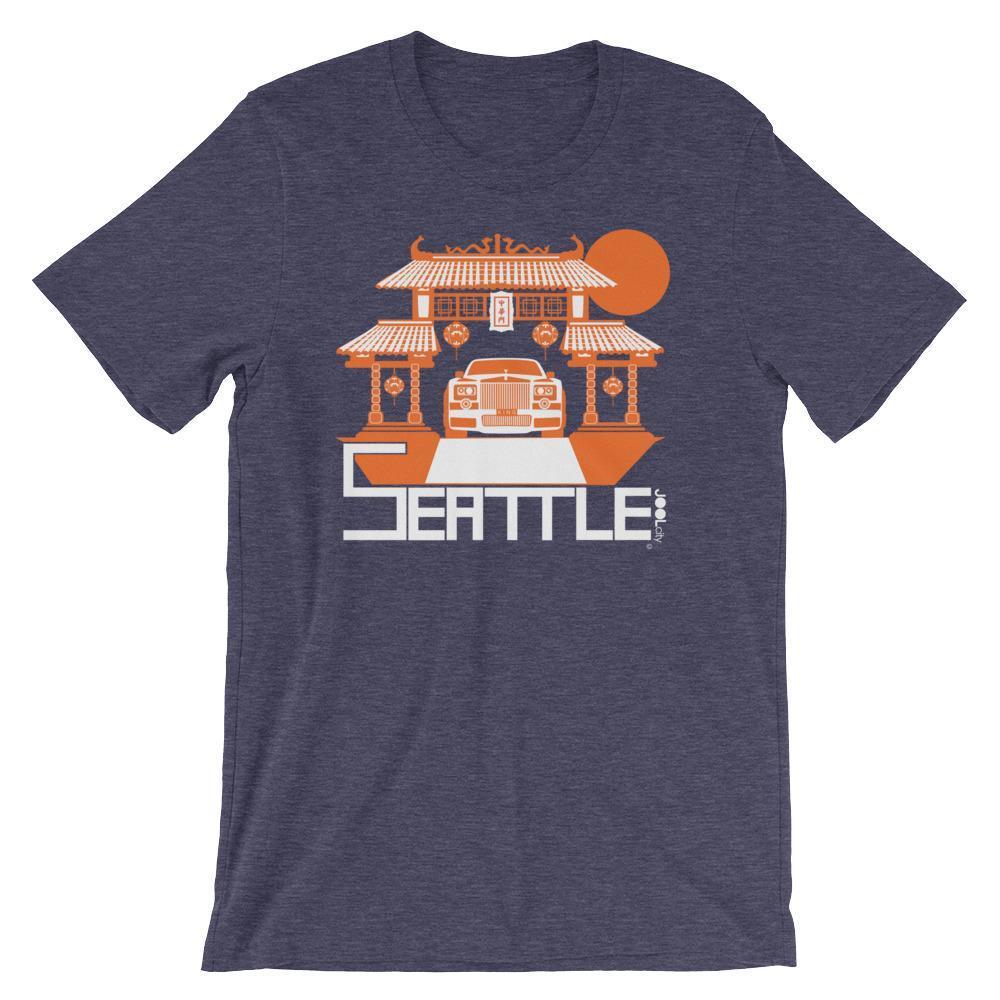 Seattle Chinatown Rolls Short-Sleeve Men's T-Shirt T-Shirt Heather Midnight Navy / 2XL designed by JOOLcity