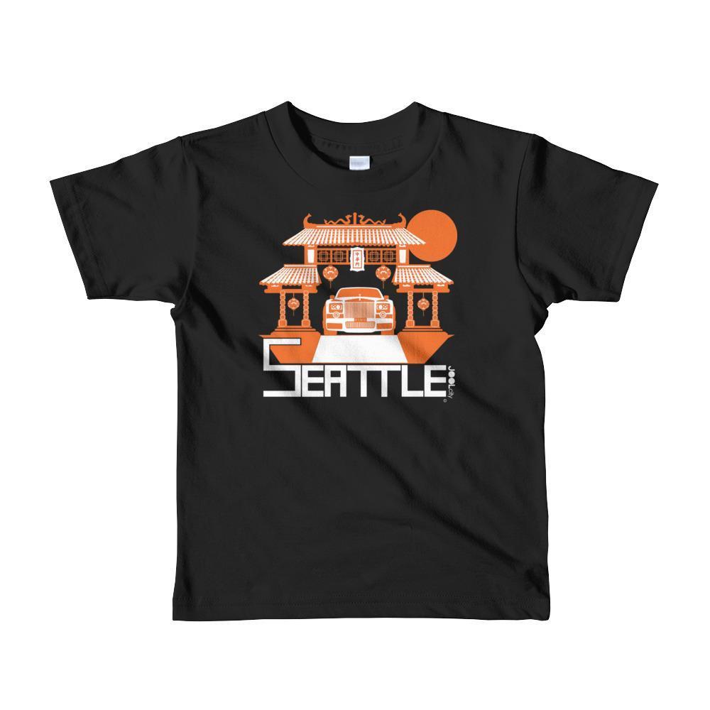 Seattle Chinatown Rolls Short Sleeve Toddler T-shirt T-Shirt Black / 6yrs designed by JOOLcity