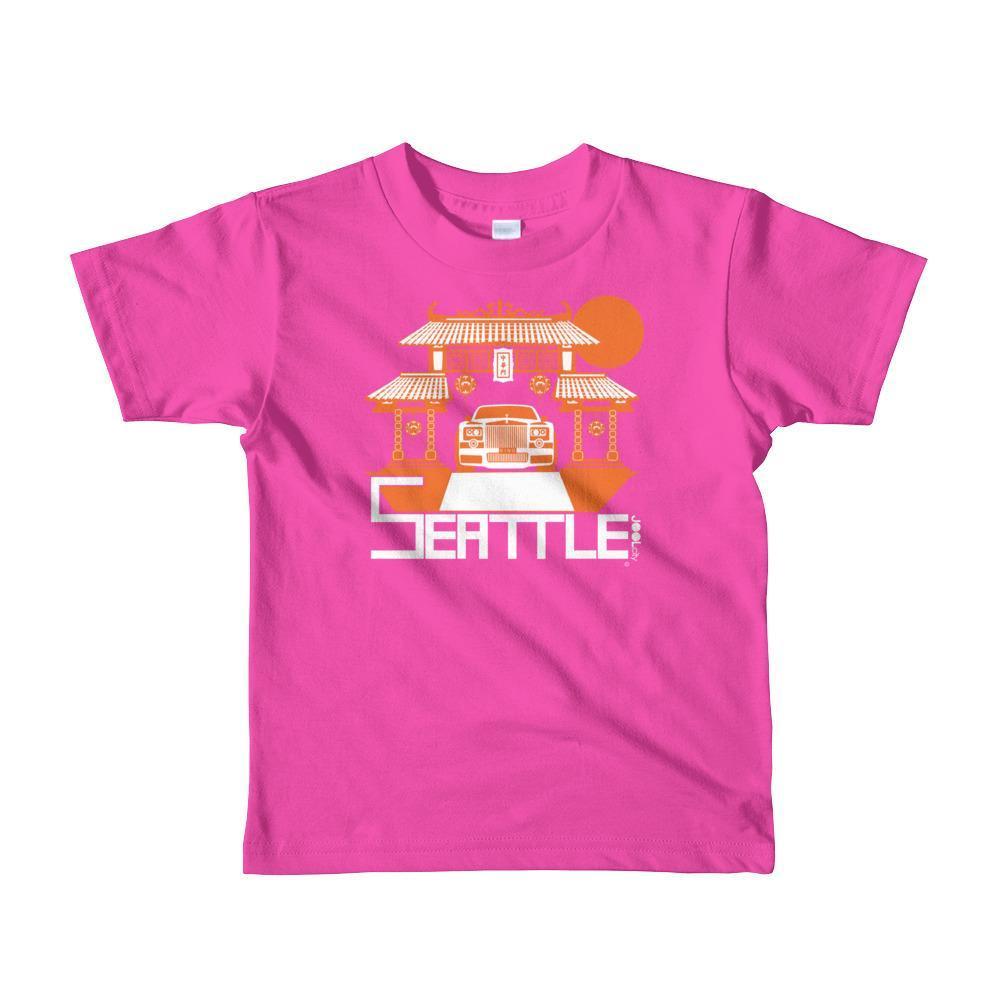 Seattle Chinatown Rolls Short Sleeve Toddler T-shirt T-Shirt Fuchsia / 6yrs designed by JOOLcity