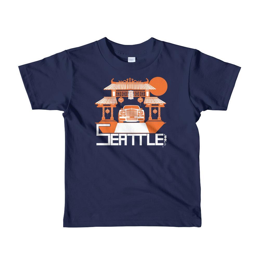 Seattle Chinatown Rolls Short Sleeve Toddler T-shirt T-Shirt Navy / 6yrs designed by JOOLcity