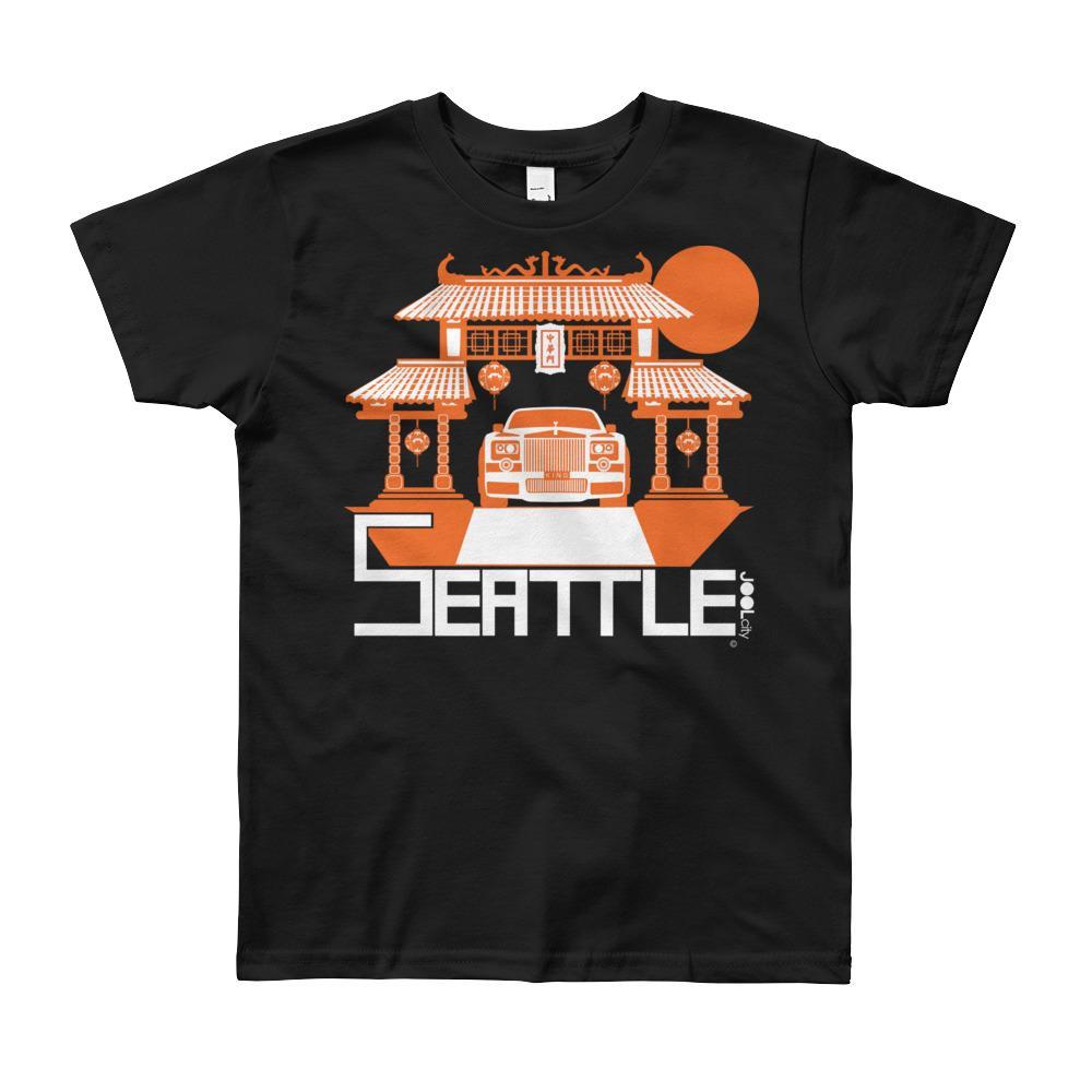 Seattle Chinatown Rolls Short Sleeve Youth T-shirt T-Shirt Black / 12yrs designed by JOOLcity