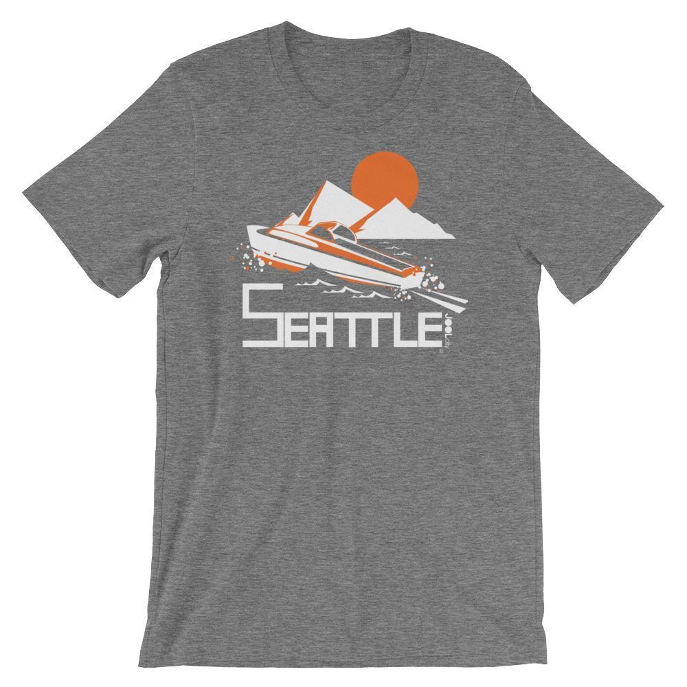 Seattle Cruiser Cruising Short-Sleeve T-Shirt T-Shirt Deep Heather / 4XL designed by JOOLcity
