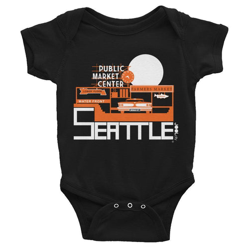 Seattle Market Ride Baby Onesie