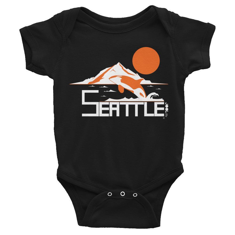 Seattle Orca Love Baby Onesie