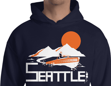 Seattle Wave Runner Hooded Sweatshirt