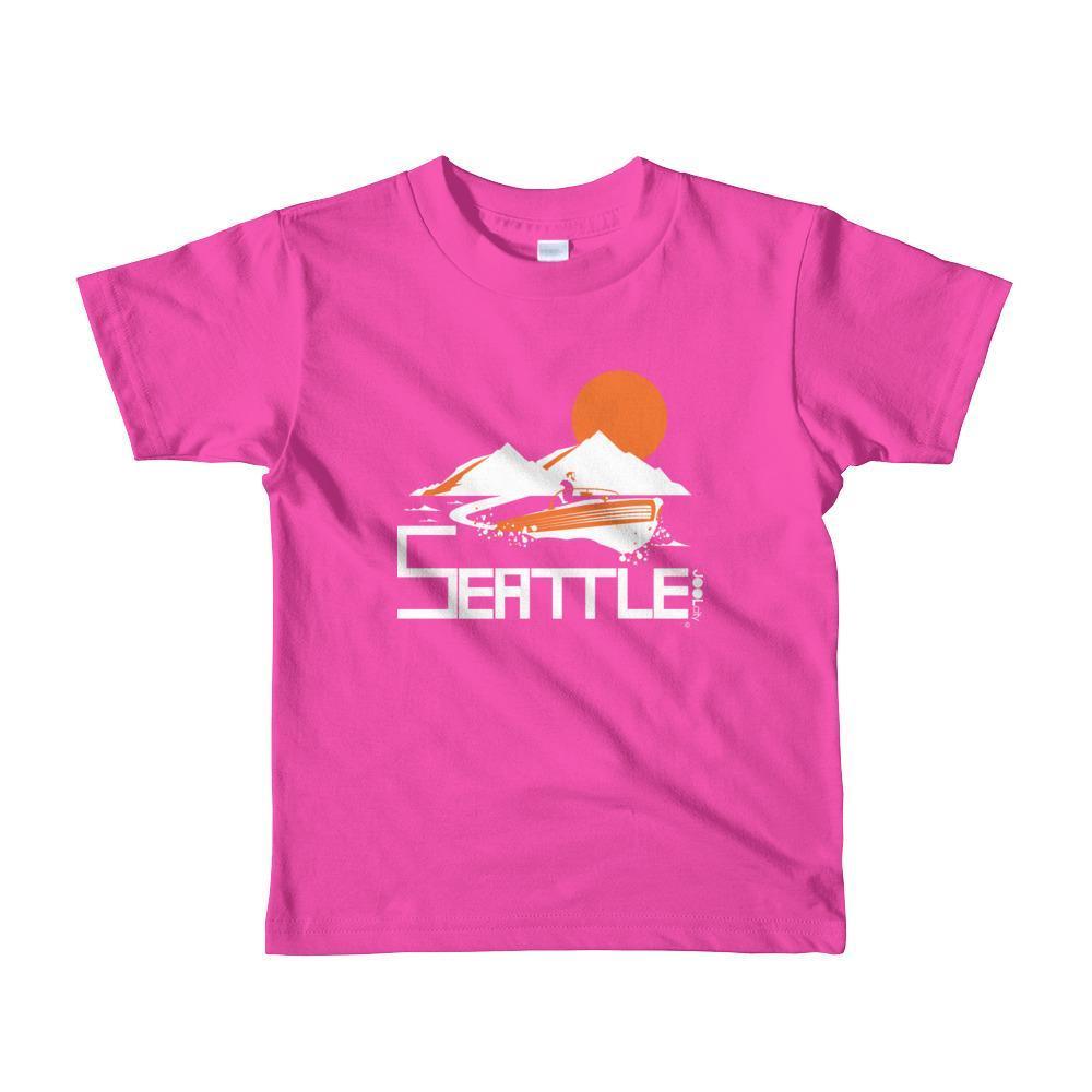 Seattle Wave Runner Toddler Short-Sleeve T-Shirt T-Shirt Fuchsia / 6yrs designed by JOOLcity