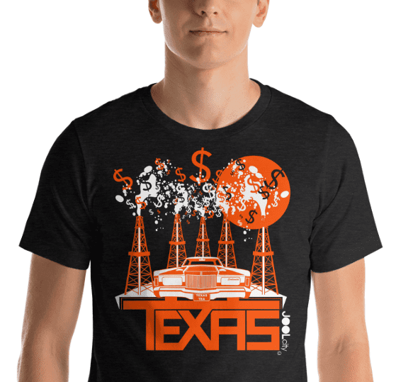 Texas Tea Short-Sleeve Men's T-Shirt T-Shirt  designed by JOOLcity