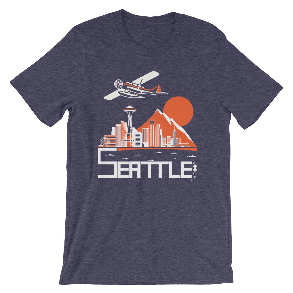 Seattle Soaring Seaplane Short-Sleeve Men's T-Shirt