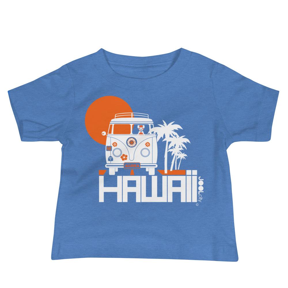 Hawaii Aloha Cruise Baby Jersey Short Sleeve Tee T-Shirts Heather Columbia Blue / 18-24m designed by JOOLcity