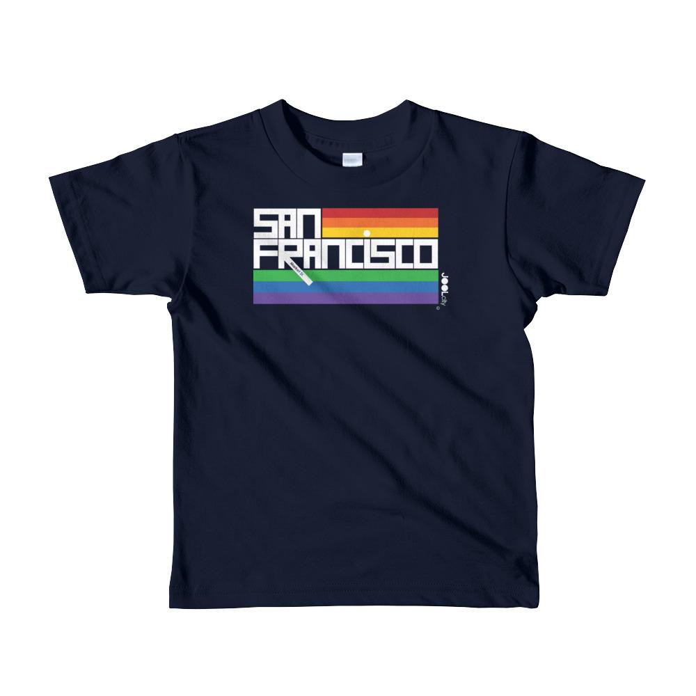 San Francisco PRIDE Short Sleeve Kids T-shirt T-Shirts Navy / 6yrs designed by JOOLcity