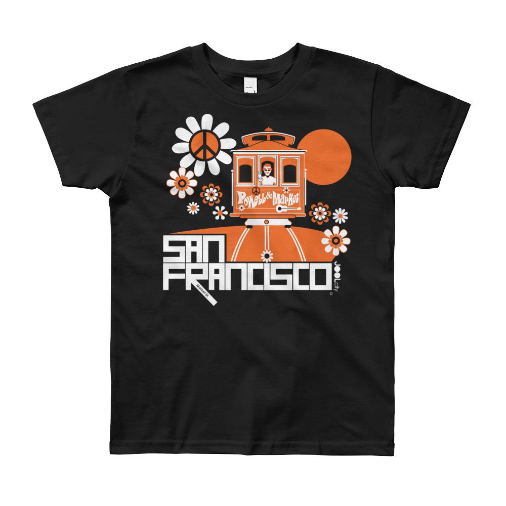 San Francisco Cable Car Groove Youth Short Sleeve T-Shirt