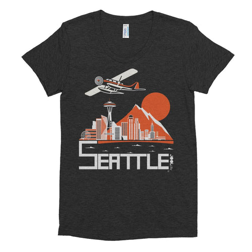 Seattle Soaring Seaplane Women's Crew Neck T-shirt