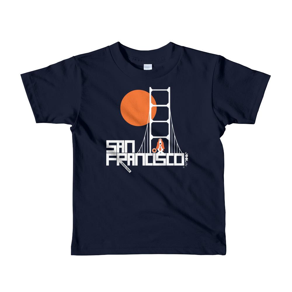 San Francisco Doggone It Short Sleeve Kids T-shirt T-Shirts Navy / 6yrs designed by JOOLcity