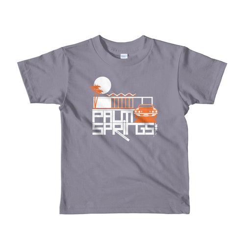 Palm Springs Posh Pad Short Sleeve Toddler T-shirt T-Shirts Slate / 6yrs designed by JOOLcity