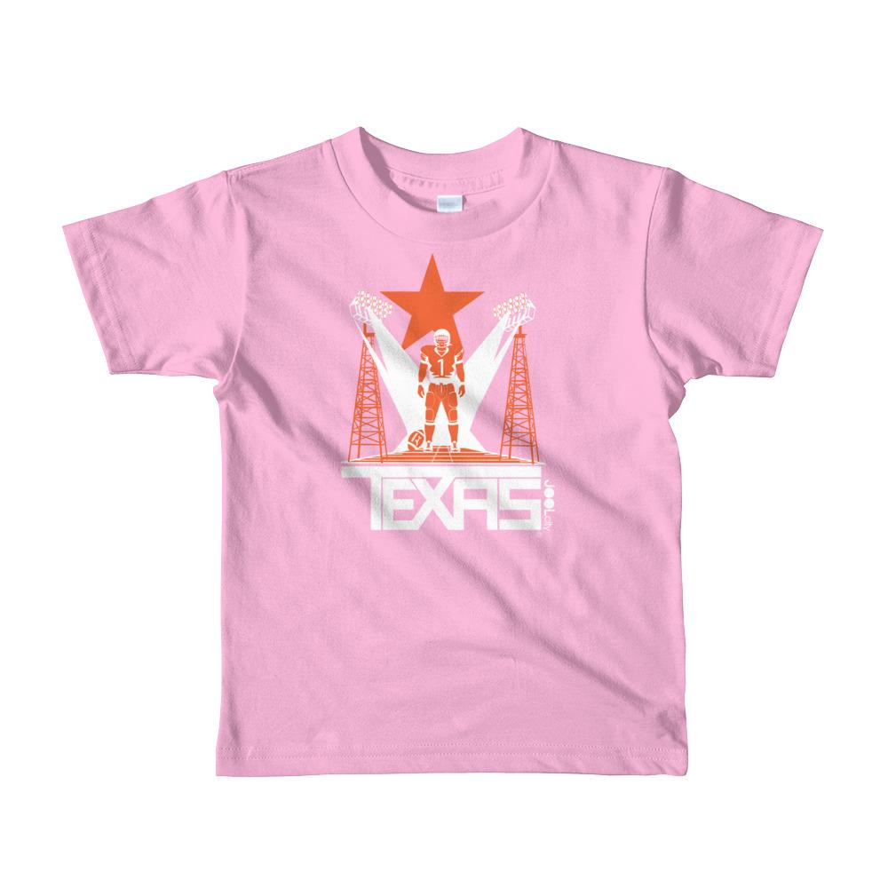 Texas Player One Short Sleeve Toddler T-shirt T-Shirts Pink / 6yrs designed by JOOLcity