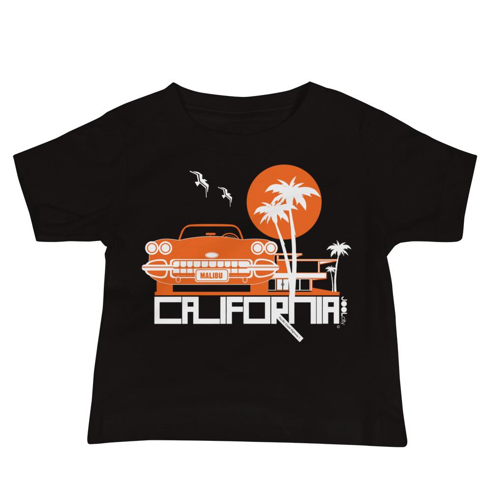 California Mid-Century Ride Baby Jersey Short Sleeve Tee T-Shirts Black / 18-24m designed by JOOLcity