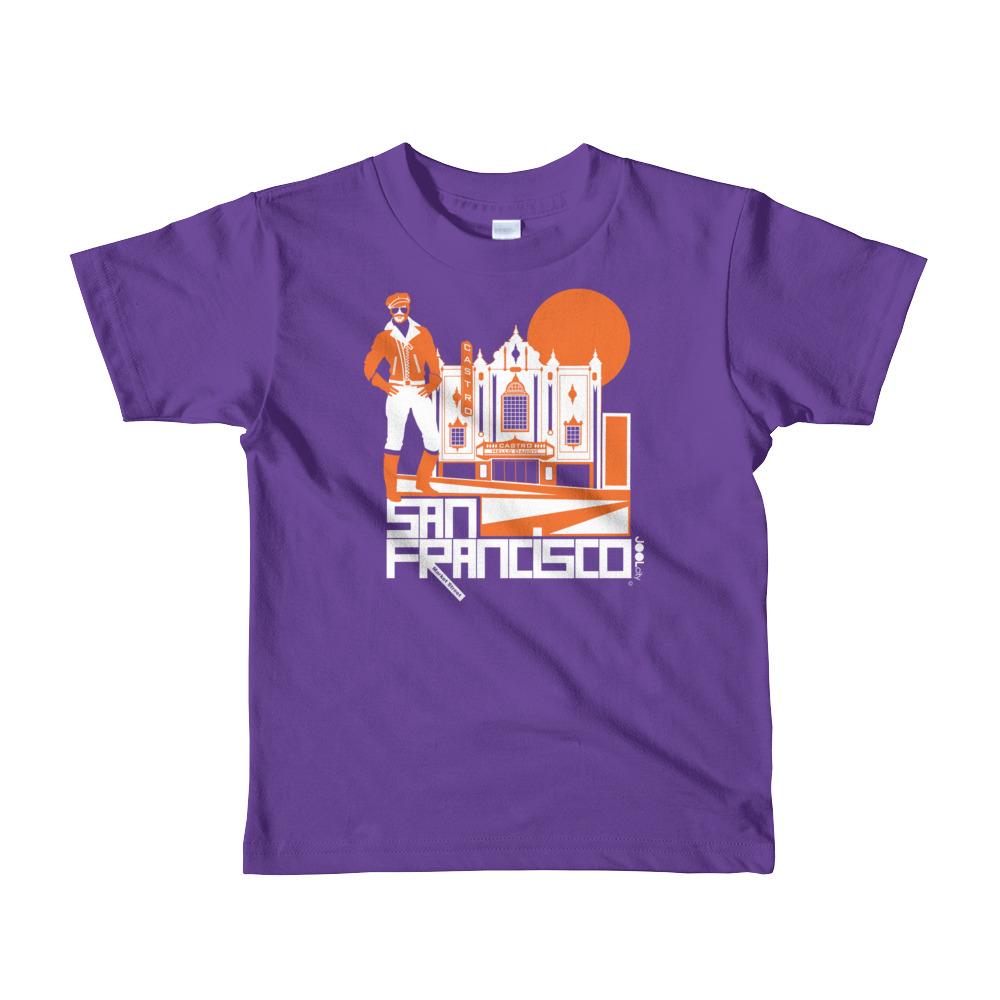 San Francisco Castro Daddy Short Sleeve Kids T-shirt T-Shirts Purple / 6yrs designed by JOOLcity