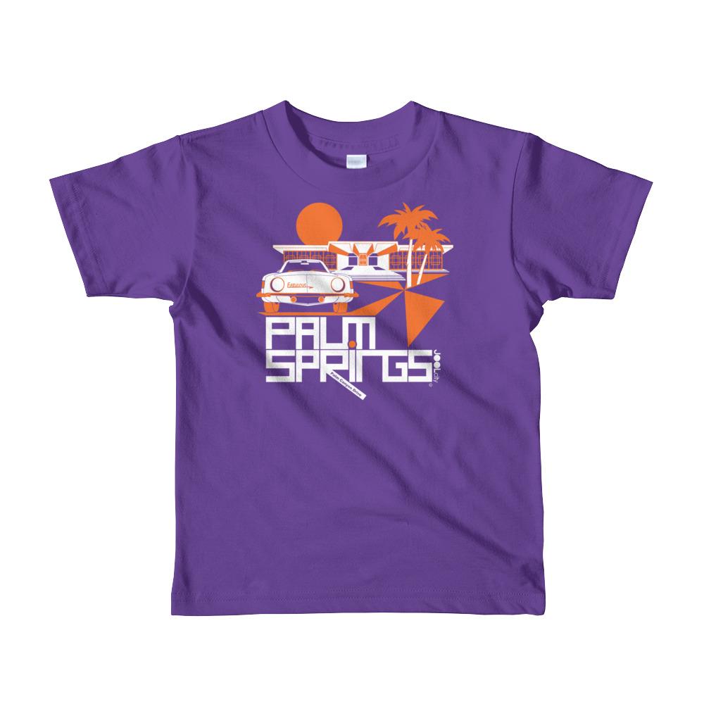 Palm Springs Swank City Swank Short Sleeve Toddler T-shirt T-Shirts Purple / 6yrs designed by JOOLcity