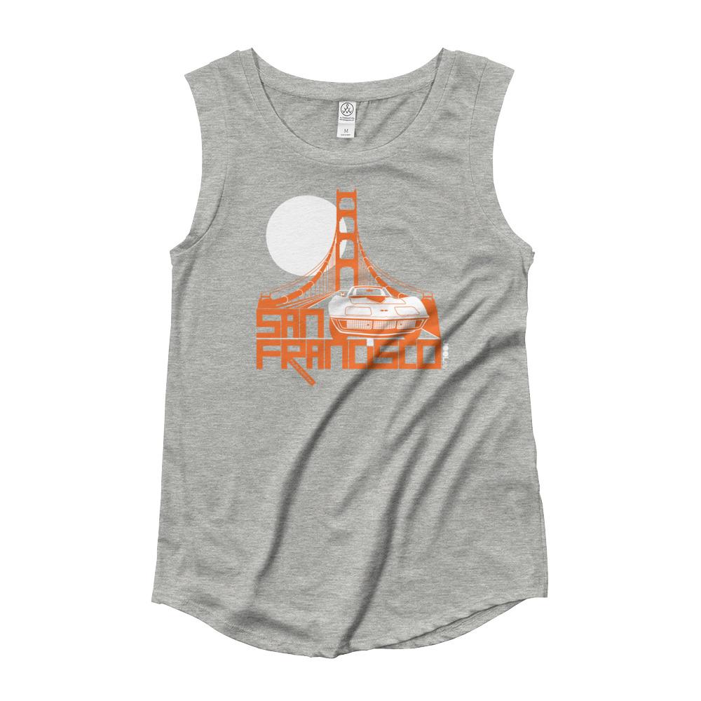 San Francisco Gate Away Ladies’ Cap Sleeve T-Shirt