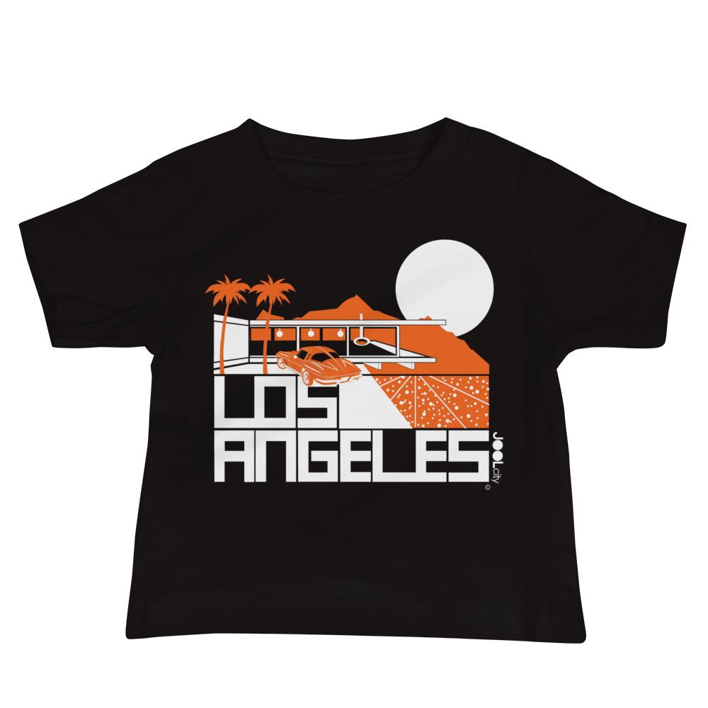 Los Angeles Cliff House Baby Jersey Short Sleeve Tee T-Shirts Black / 18-24m designed by JOOLcity