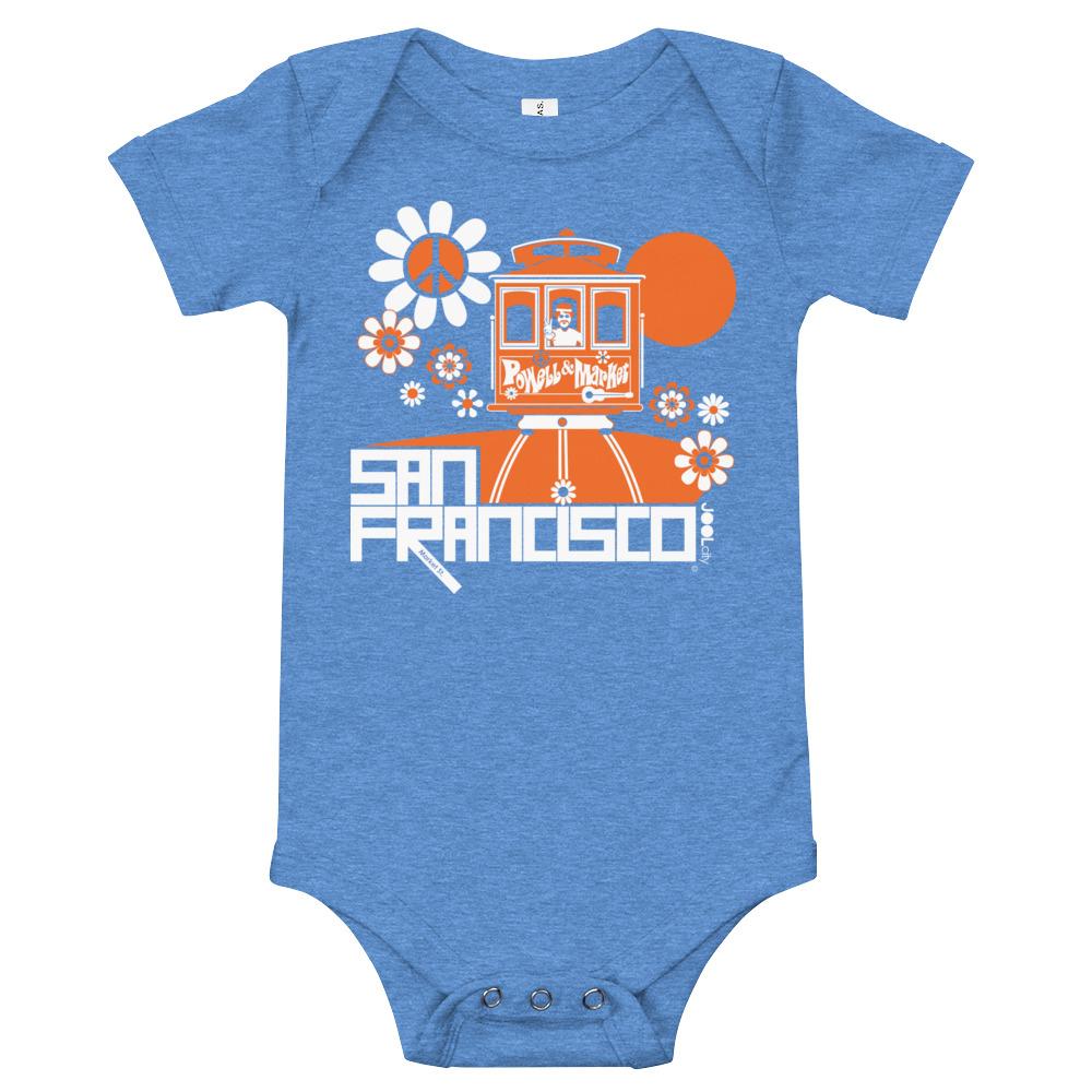 San Francisco Cable Car Groove Baby Onesie