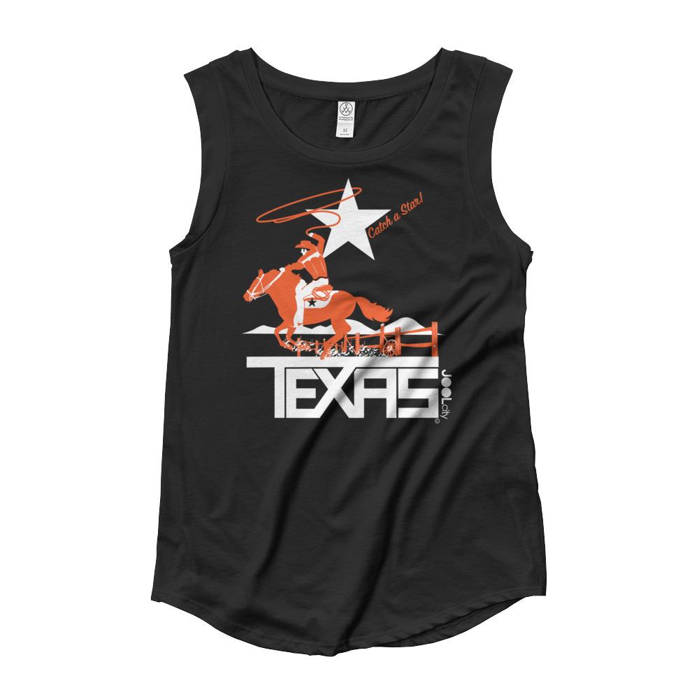 Texas Wrangling Roper Ladies’ Cap Sleeve Tank Top