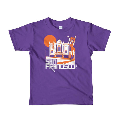 San Francisco Castro Diva Short Sleeve Kids T-shirt T-Shirts Purple / 6yrs designed by JOOLcity