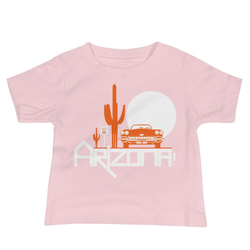 Arizona Desert Ride Baby Jersey Short Sleeve Tee T-Shirts Pink / 18-24m designed by JOOLcity