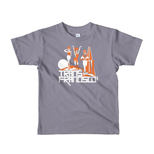 San Francisco Trans Town Short Sleeve Toddler T-shirt T-Shirts Slate / 6yrs designed by JOOLcity