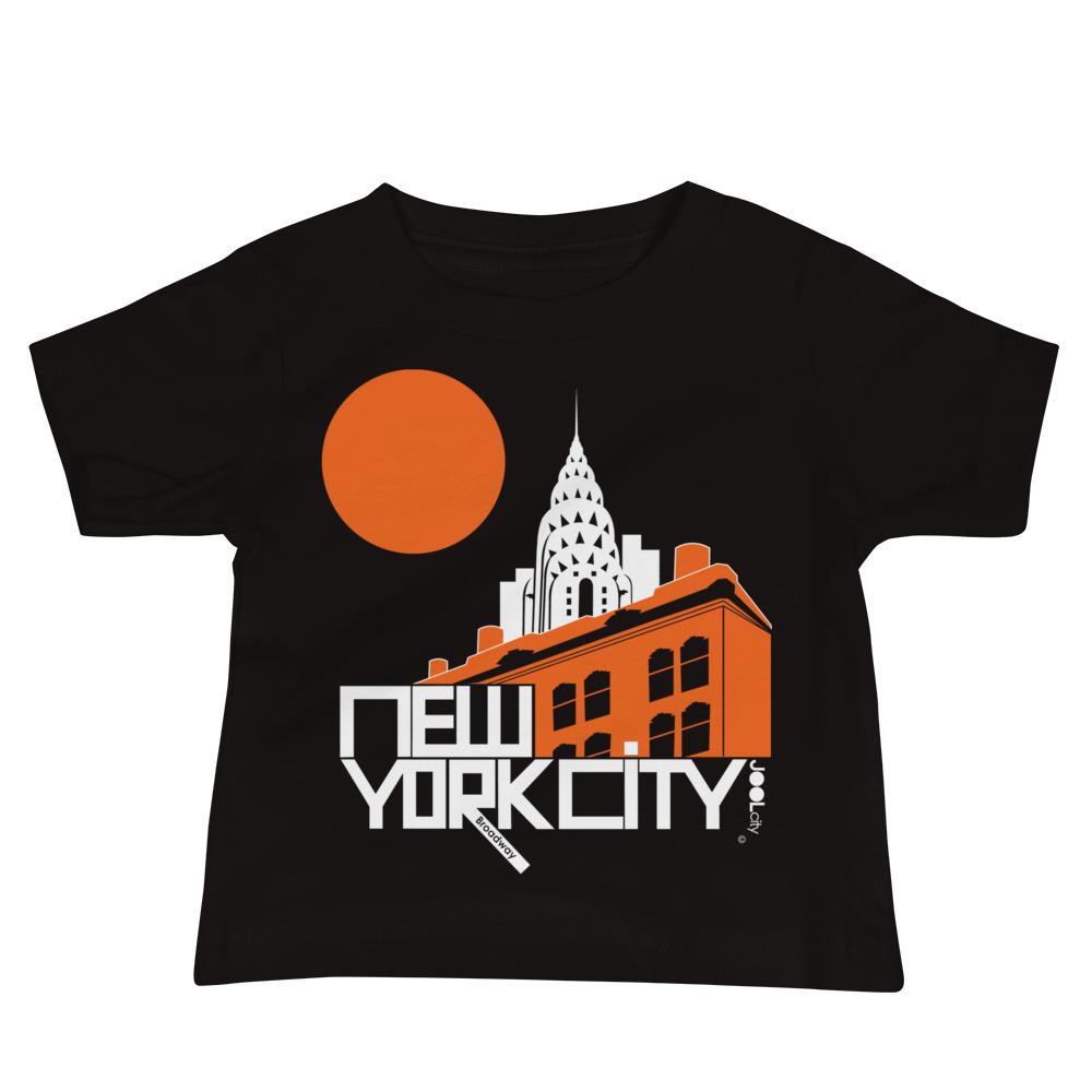 New York Gotham Deco Baby Jersey Short Sleeve Tee